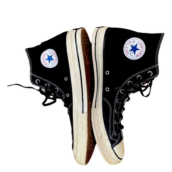 Converse Other - Vintage Converse Black  Chuck Taylor Canvas Shoes Made in USA Men's 13 Women 15